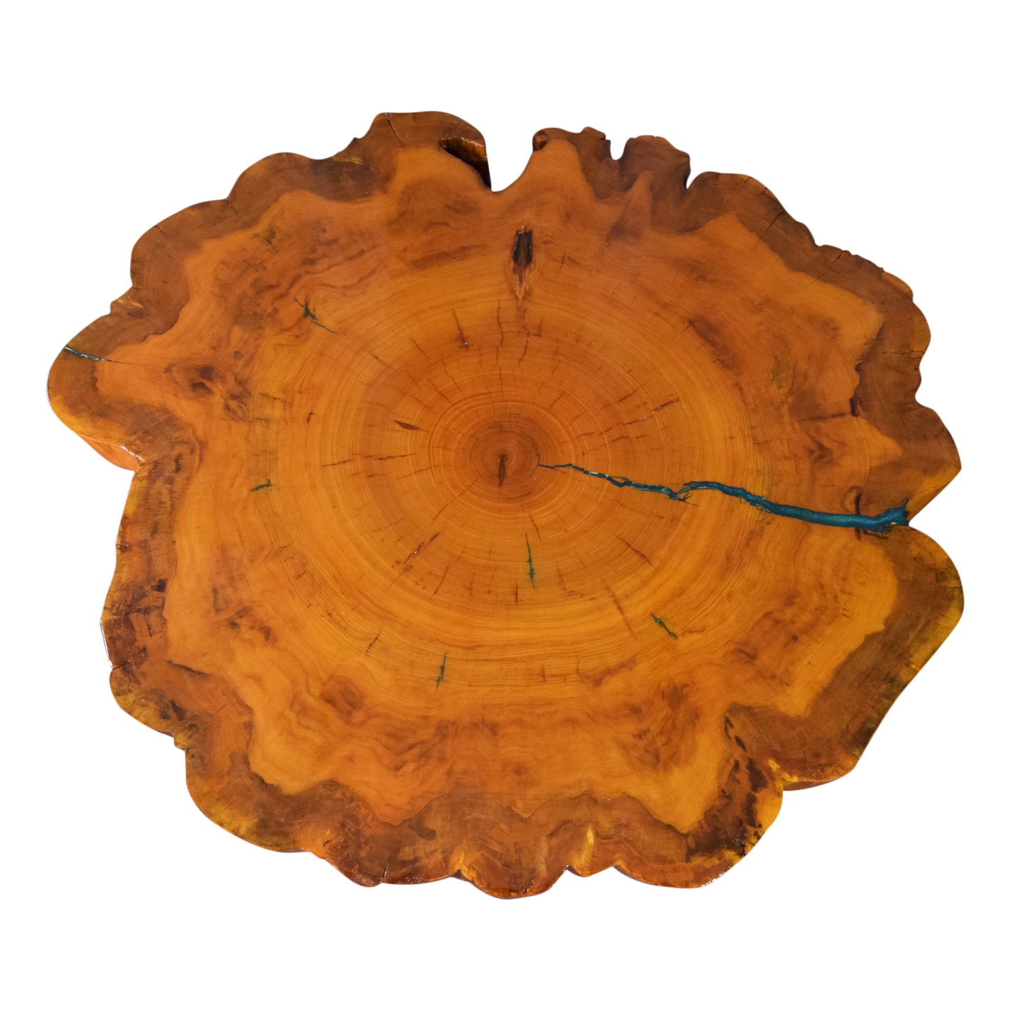 LIVE EDGE CYPRESS COFFEE TABLE