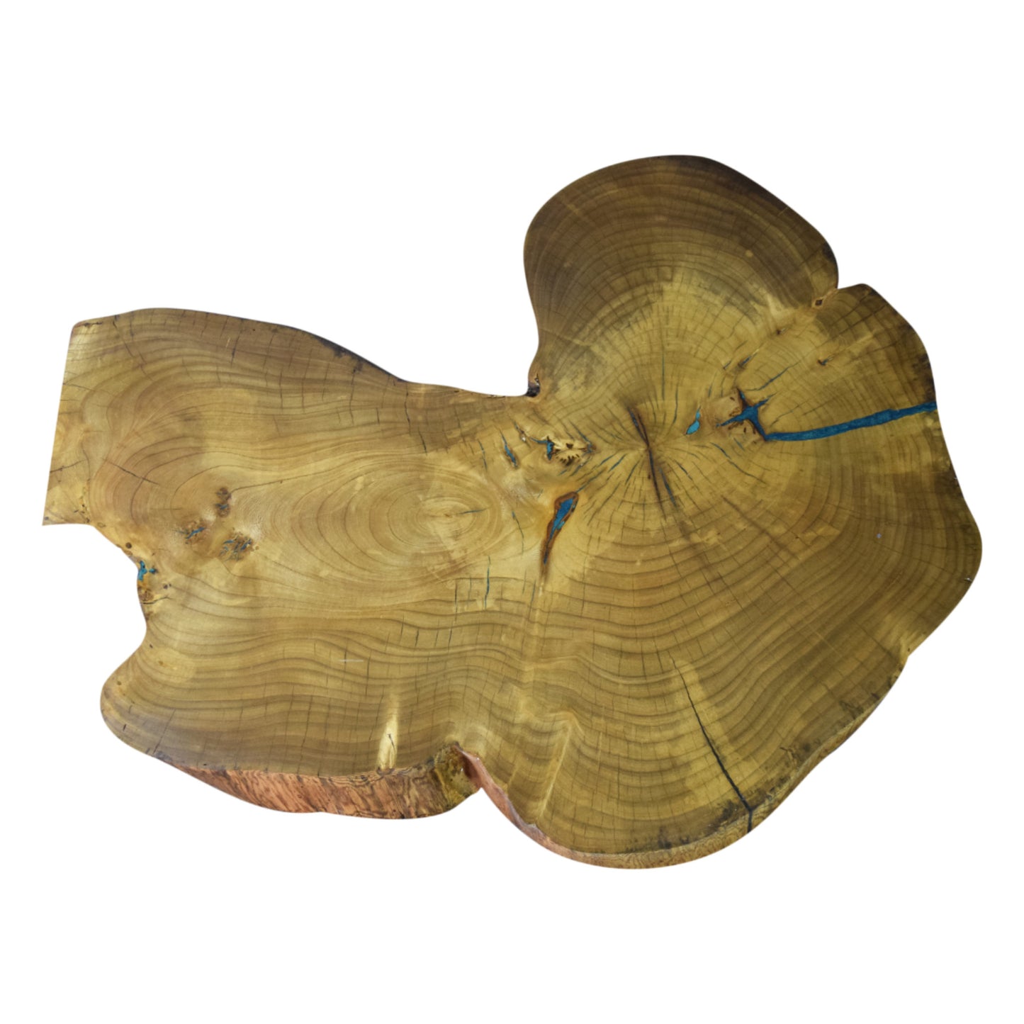 LIVE EDGE OAK COFFEE AND ACCENT TABLE