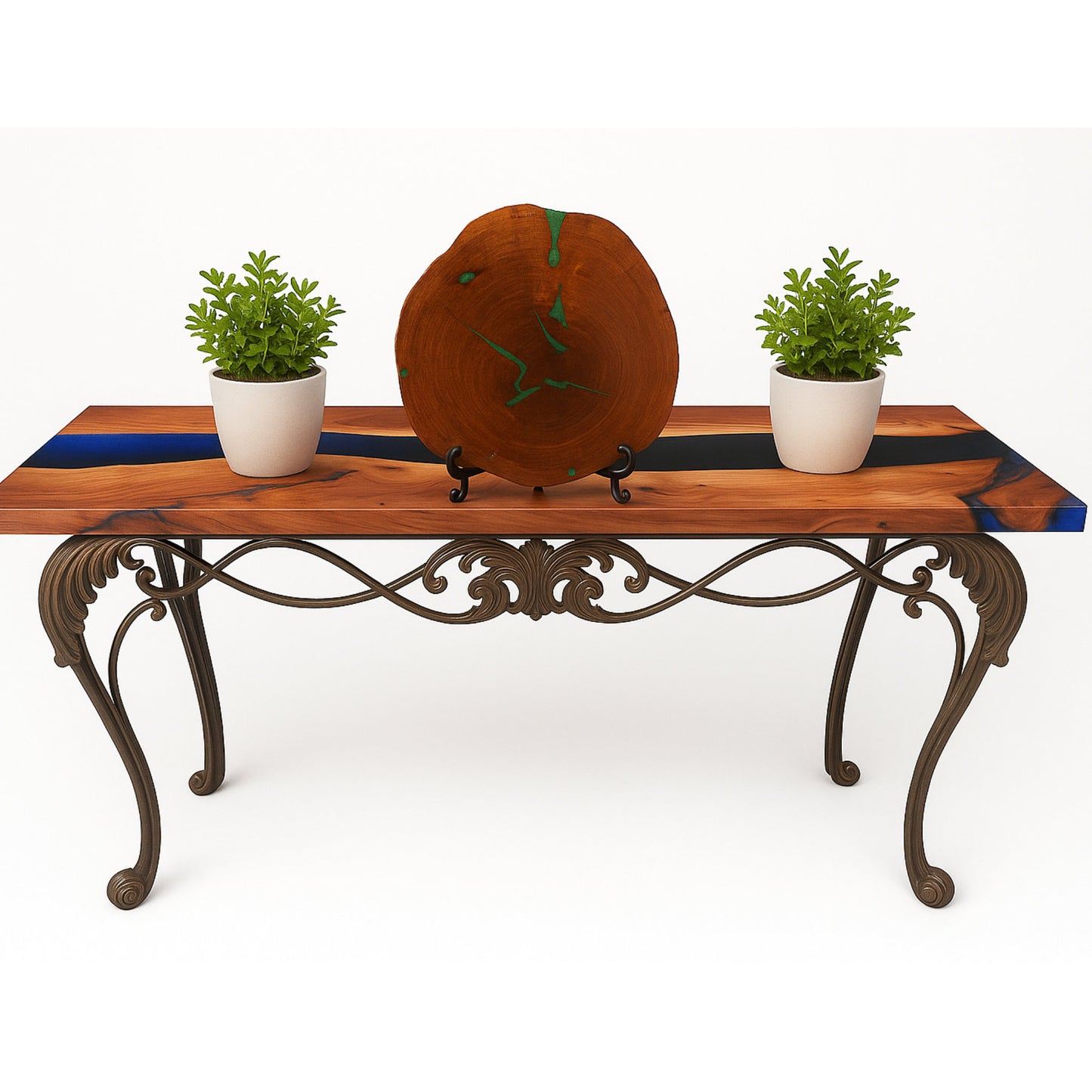 LIVE EDGE WOOD BISCUIT DÉCOR - MESQUITE