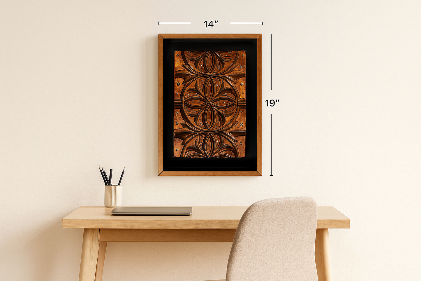 VINTAGE WOODEN TILE MOLD