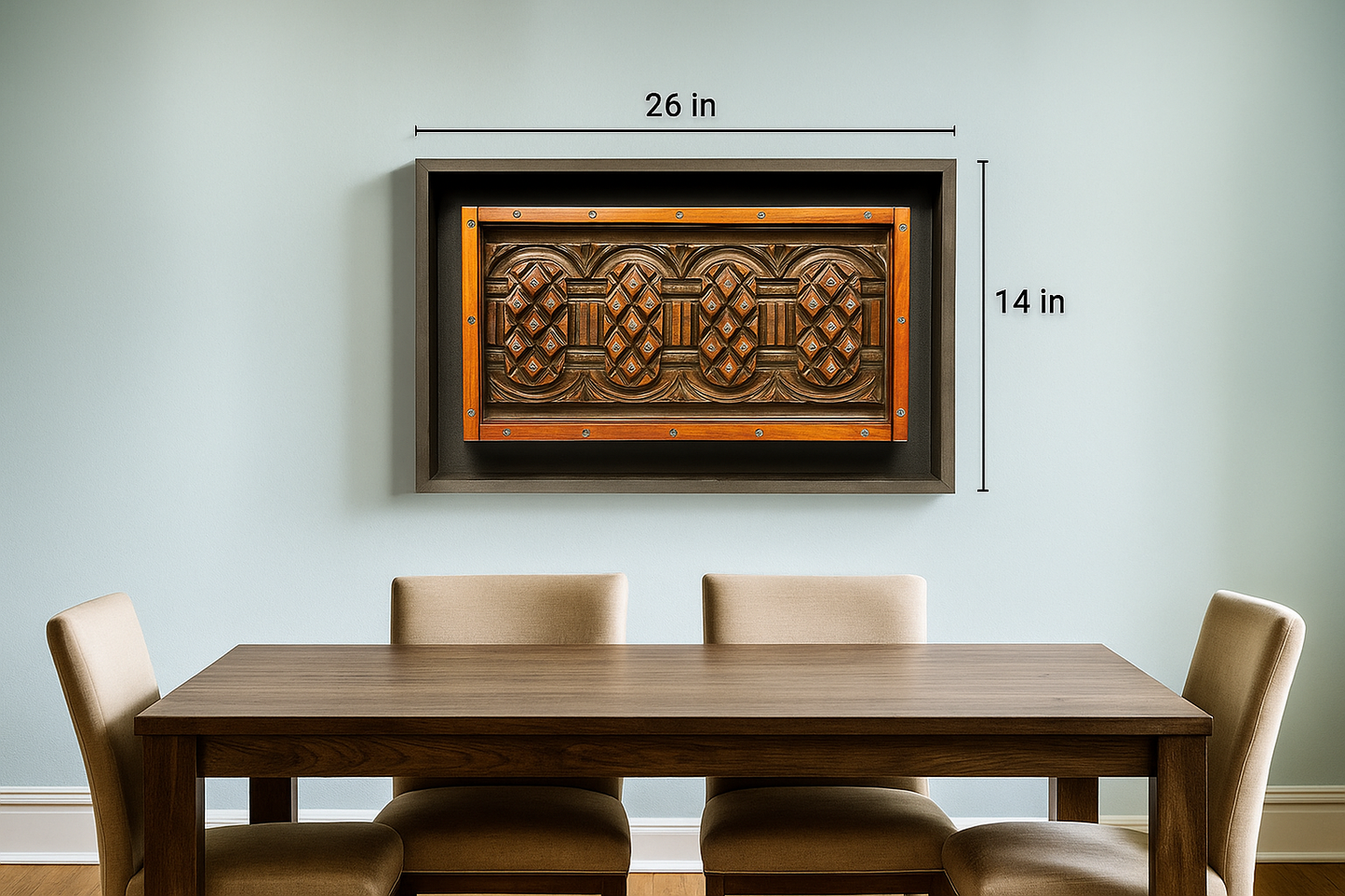 VINTAGE WOODEN TILE MOLD