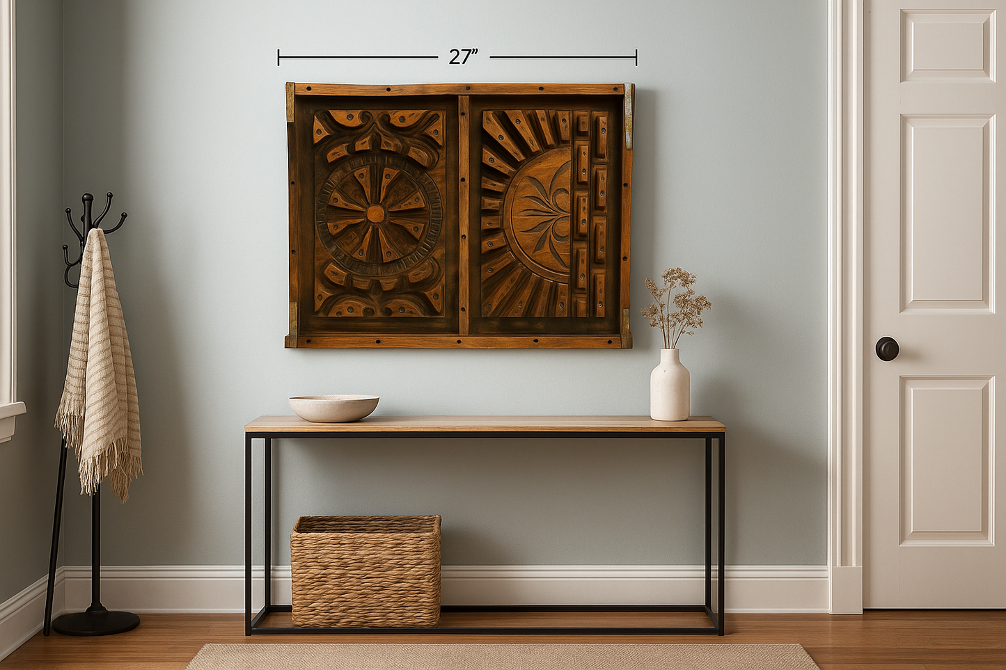 VINTAGE WOODEN TILE MOLD