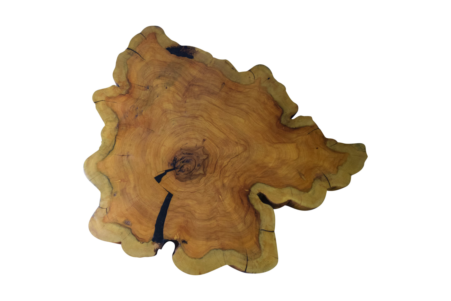 LIVE EDGE CYPRESS COFFEE TABLE