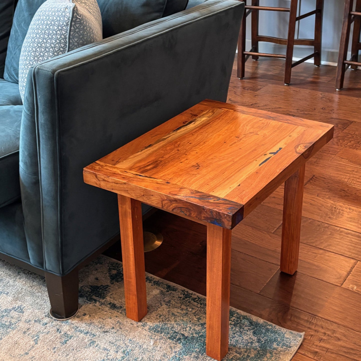 PECAN SIDE TABLE