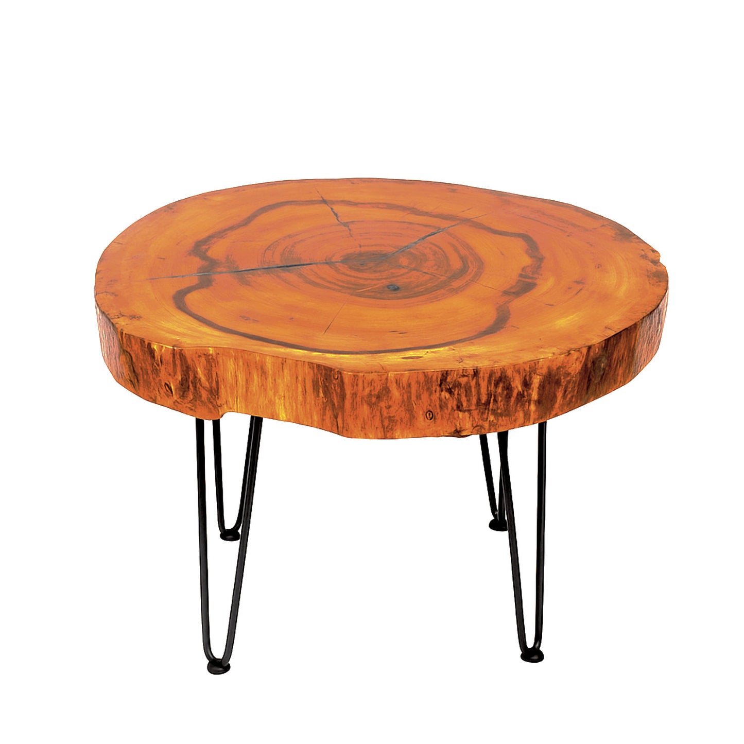 LIVE EDGE PECAN ACCENT TABLE