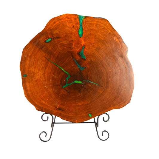 LIVE EDGE WOOD BISCUIT DÉCOR - MESQUITE