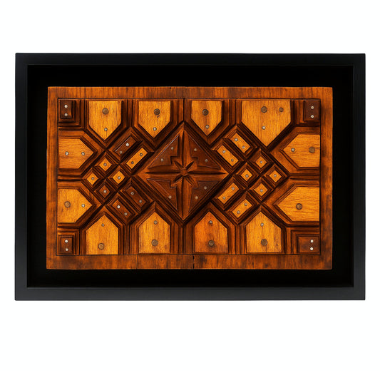 VINTAGE WOODEN TILE MOLD