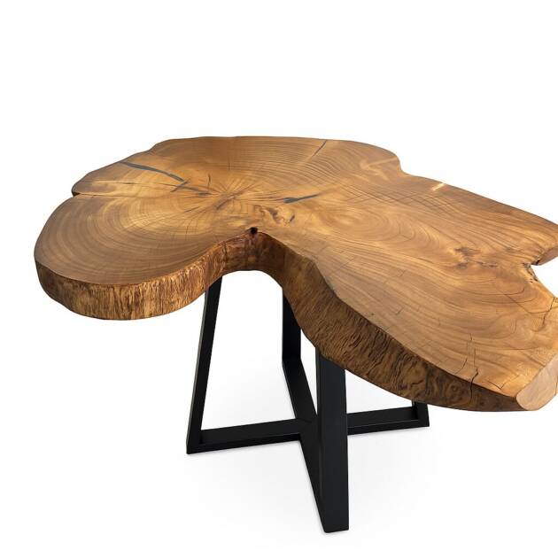 Live Edge Oak Accent/Side Table