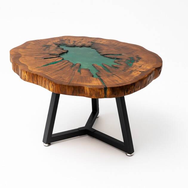 Live Edge Oak Coffee Table